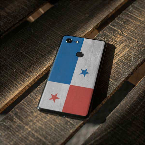 Panama Flag Distressed Google Pixel 3 Skin
